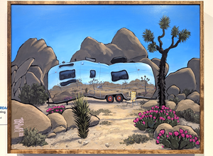 Desert Airstream - Original Painting