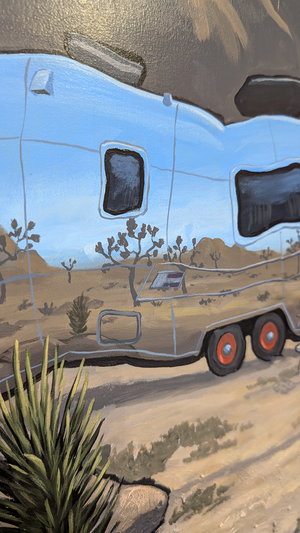 Desert Airstream - Original Painting