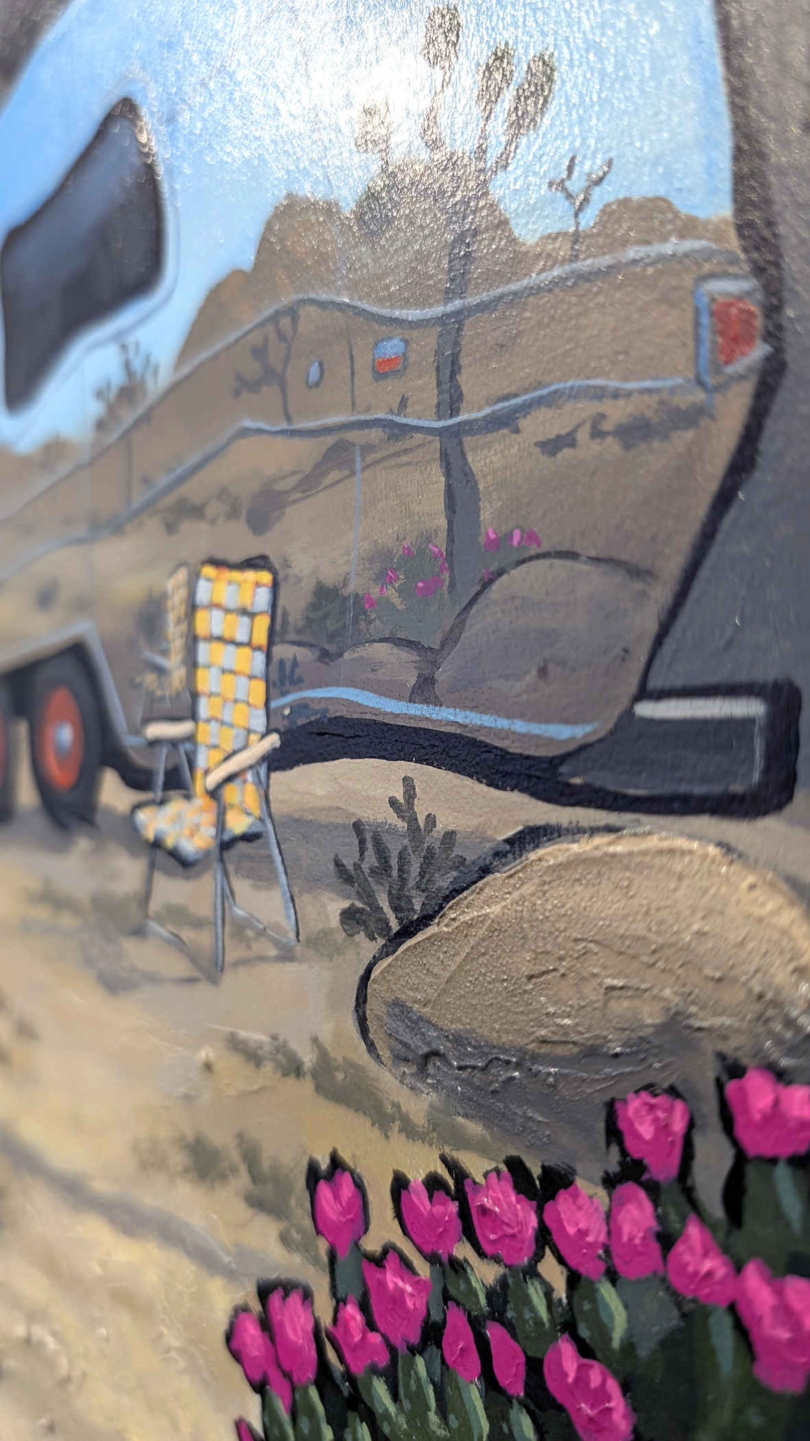 Desert Airstream - Original Painting