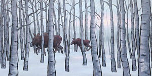 Birch Forest - Original Painting   AVAILABLE