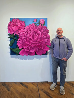 Peonies - 3 Dimensional Original Painting