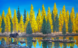 Tamarack Swamp Original Painting  AVAILABLE